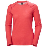 T-shirt fonctionnel femme Helly Hansen W Lifa Merino Midweight Crew rose Cayenne