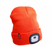 Bonnet avec lumière Extol Light Economy orange