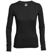 T-shirt femme Icebreaker Women's 200 Oasis Long Sleeve vert Black