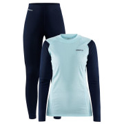 Ensemble femme Craft Core Warm Baselayer bleue BlazeArea