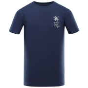 T-shirt homme Alpine Pro Sumek bleu foncé moonlit ocean