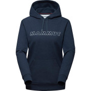 Sweat-shirt femme Mammut Logo ML Hoody Women bleue marine melange