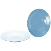 Set d'assiettes Bo-Camp Deep plate Two tone - 4ks bleu clair Blue