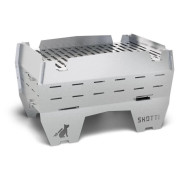 Barbecue pliable SKOTTI Grill Mini argenté ocelová