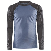 T-shirt fonctionnel homme Craft Core Warm Baselayer Ls gris / bleu Granite-Flow