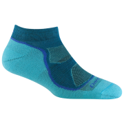 Chaussettes femme Darn Tough Light Hiker No Show Lightweight With Cushion bleu cascade