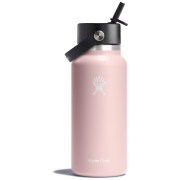 Bouteille isotherme Hydro Flask Wide Flex Straw Cap 32 oz rose clair trillium