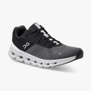 Chaussures de running hommes On Running Cloudrunner noir / gris Eclipse | Frost