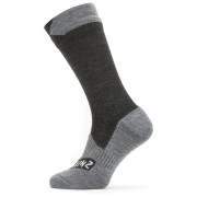 Chaussettes imperméables SealSkinz Raynham noir / gris Black/Grey Marl