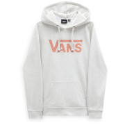 Sweat-shirt femme Vans WM DROP V LOGO HOODIE-B blanc Oatmeal Heather