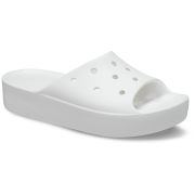 Pantoufles femme Crocs Platform slide blanc White