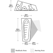 Tente ultra-légère Big Agnes Copper Spur UL1 Bikepack