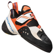 Chausson escalade femme La Sportiva Solution Woman blanc / orange White/Lily Orange