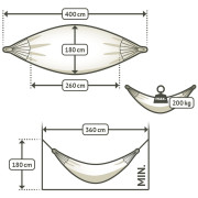 Hamac La Siesta Brisa Kingsize BRH18R