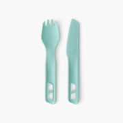 Set de couverts Sea to Summit Passage Cutlery Set 2 Piece bleue Aqua Sea Blue