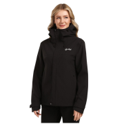 Veste imperméable pour femme Kilpi Montana-W noir BLK