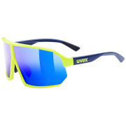 Lunettes sport Uvex Sportstyle 237 jaune / bleu Yellow Blue Matt/Mirror Blue