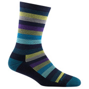 Chaussettes femme Darn Tough Mystic Stripe Crew bleu / violet dark teal