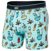 Caleçon Saxx Daytripper Boxer Brief Fly bleu clair best buds-aqua splash