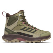 Chaussures randonnée femme Merrell Speed Strike 2 Thermo Mid Wp vert clair olivine