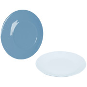 Set d'assiettes Bo-Camp Breakfast plate Two tone - 4 ks bleu clair Blue