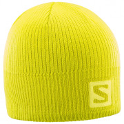 Bonnet Salomon Logo Beanie jaune SulphurSpring