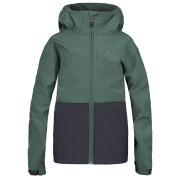 Veste softshell enfant Hannah Wat Jr noir/vert dark forest/anthracite