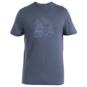 T-shirt homme Icebreaker Men Merino 150 Tech Lite III SS Tee Van Camp girs Graphite