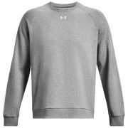 Sweat-shirt homme Under Armour Rival Fleece Crew girs Castlerock Light Heather / / White