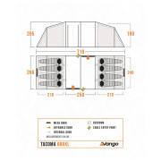Tente familiale Vango Tacoma 800XL Package