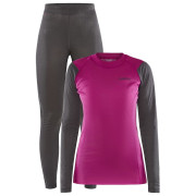 Ensemble femme Craft Core Warm Baselayer gris / violet Roxo-Granite