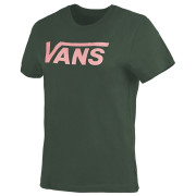 T-shirt femme Vans Wm Flying V Crew Tee green Thyme