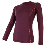 T-shirt fonctionnel femme Sensor Merino Air 2022 violet DarkBurgundy