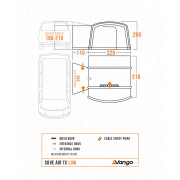 Tente caravane Vango Cove Air TC Low