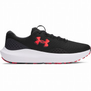 Chaussures de running hommes Under Armour Charged Surge noir / rouge Black