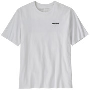 T-shirt homme Patagonia P-6 Logo Responsibili Tee blanc White