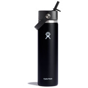 Bouteille isotherme Hydro Flask Wide Flex Straw Cap 24 oz vert black