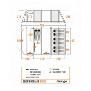 Tente familiale Vango Sherwood Air 600XL Package