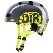 Casque vélo enfant Uvex Kid 3 gris / jaune DirtbikeGreyLime