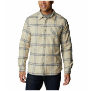 Chemise homme Columbia Cornell Woods Fleece Lined Flannel beige Ancient Fossil