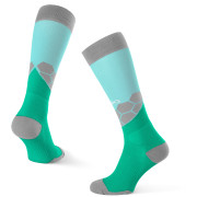 Chaussettes de compression Warg Runner W turquoise  / bleu aqua/turquoise