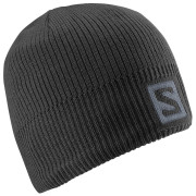 Bonnet Salomon Logo Beanie vert Black