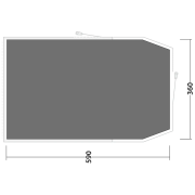 Tapis de sol Outwell Footprint Rockwell 6