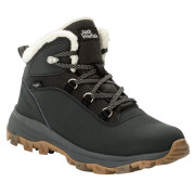 Bottes hiver femme Jack Wolfskin Everquest Texapore Mid W vert phantom