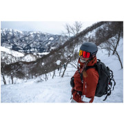 Masques ski Giro Roam Black Stacked-Amber Scarlet/Yellow