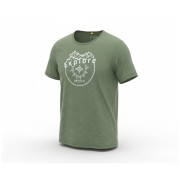 T-shirt homme Devold Active Explore Tee Man vert Forest