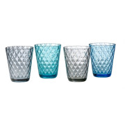 Jeu de verres Brunner Diamond Set bleu / gris