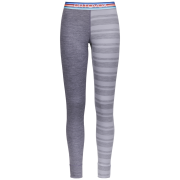 Sous-vêtements fonctionnels femme Ortovox 185 Rock'N'Wool Long Pants W gris claire Grey Blend