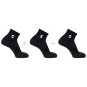 Chaussettes Salomon Everyday Lite Quarter 3-Pack noir Black