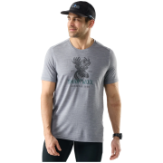 T-shirt fonctionnel homme Smartwool Men's Moose Mode Active Short Sleeve Gra